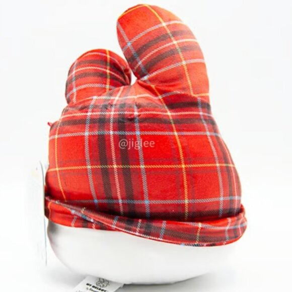 7" My Melody in Red Plaid Holiday Ed Squishmallows / Jazzwares / KellyToy / BNWT - Picture 4 of 6
